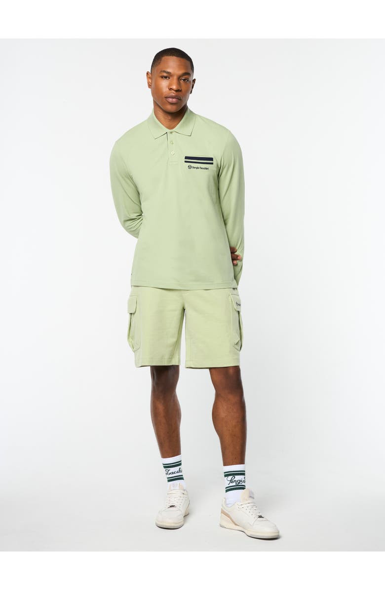Sergio Tacchini Dario Long Sleeve Polo, Alternate, color, Reseda
