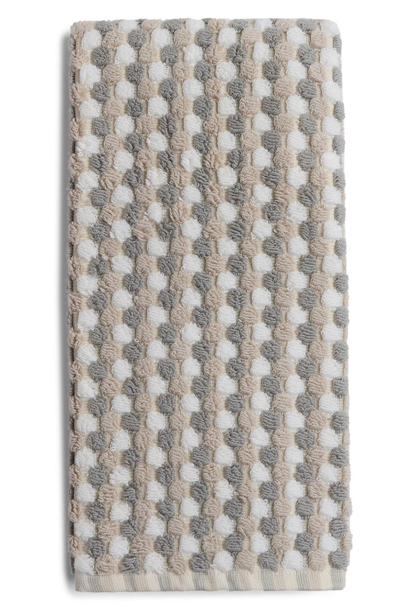 Parachute Mosaic Organic Cotton Towel, Alternate, color, Bone/White/Grey