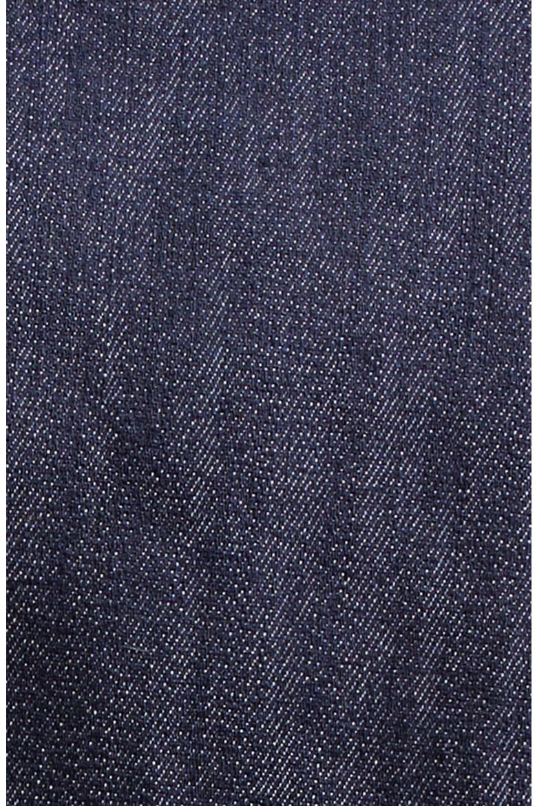 Khloe Crop Denim Blazer, Alternate, color, INDIGO