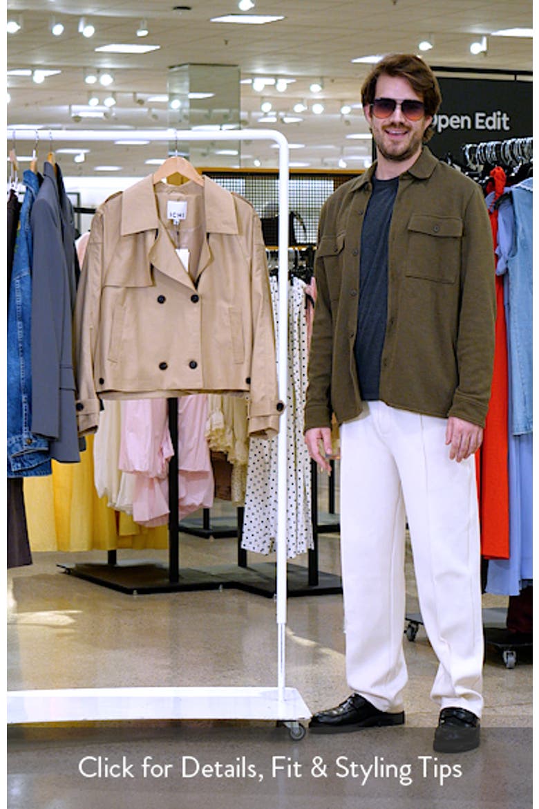 Cropped Trench Coat video
