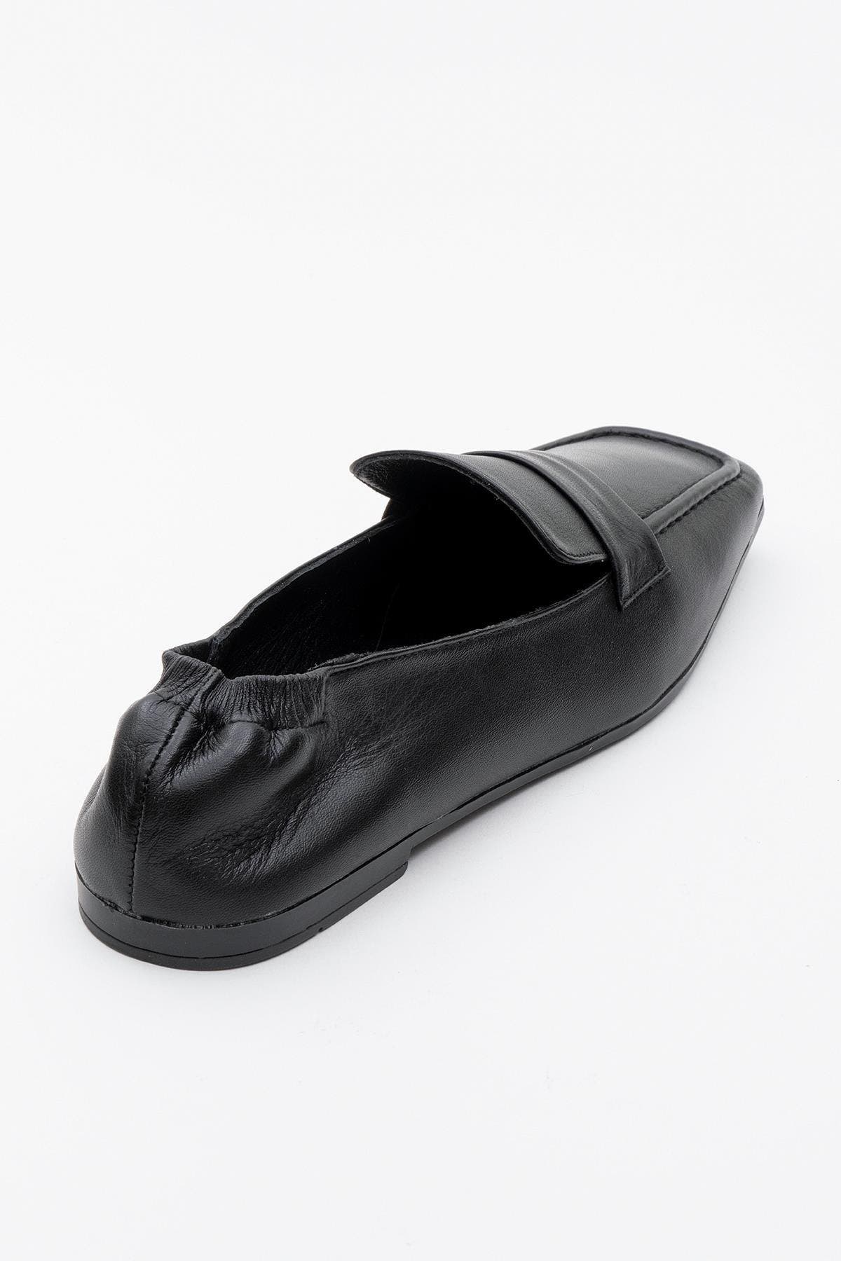 Forever & Always Shoes Liepa Leather Loafers, Alternate, color, Black Leather
