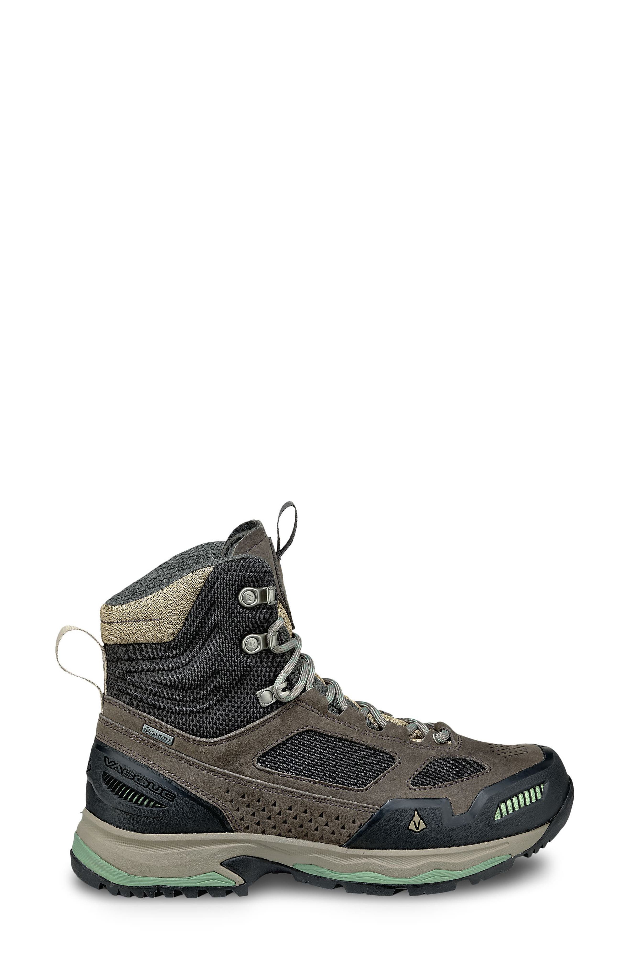 Breeze All Terrain Gore-Tex® Waterproof Hiking Boot, Alternate, color, MAGNET/ BASIL