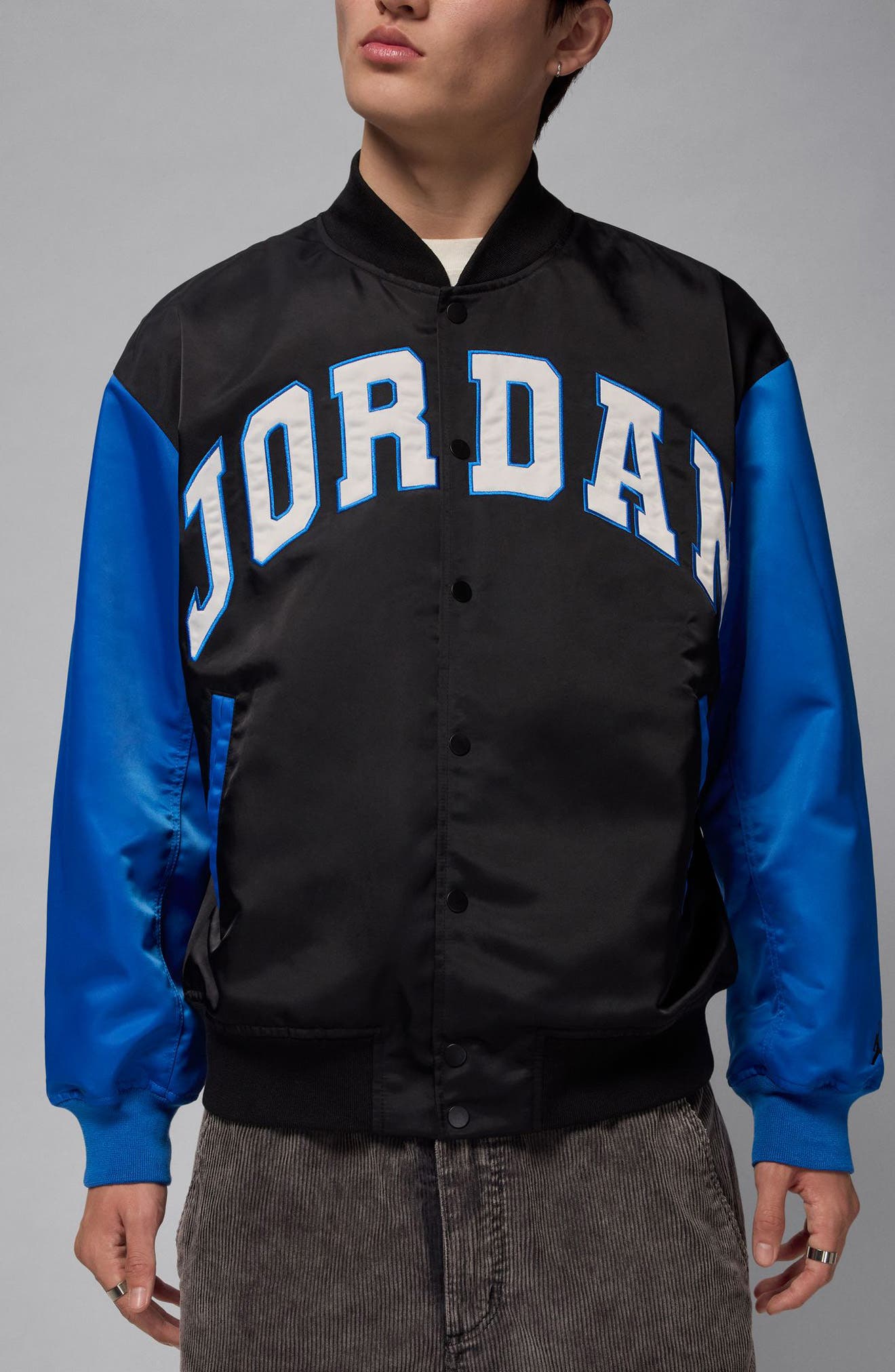 Nike Brooklyn Collegiate Varsity Jacket (Men) | Nordstromrack