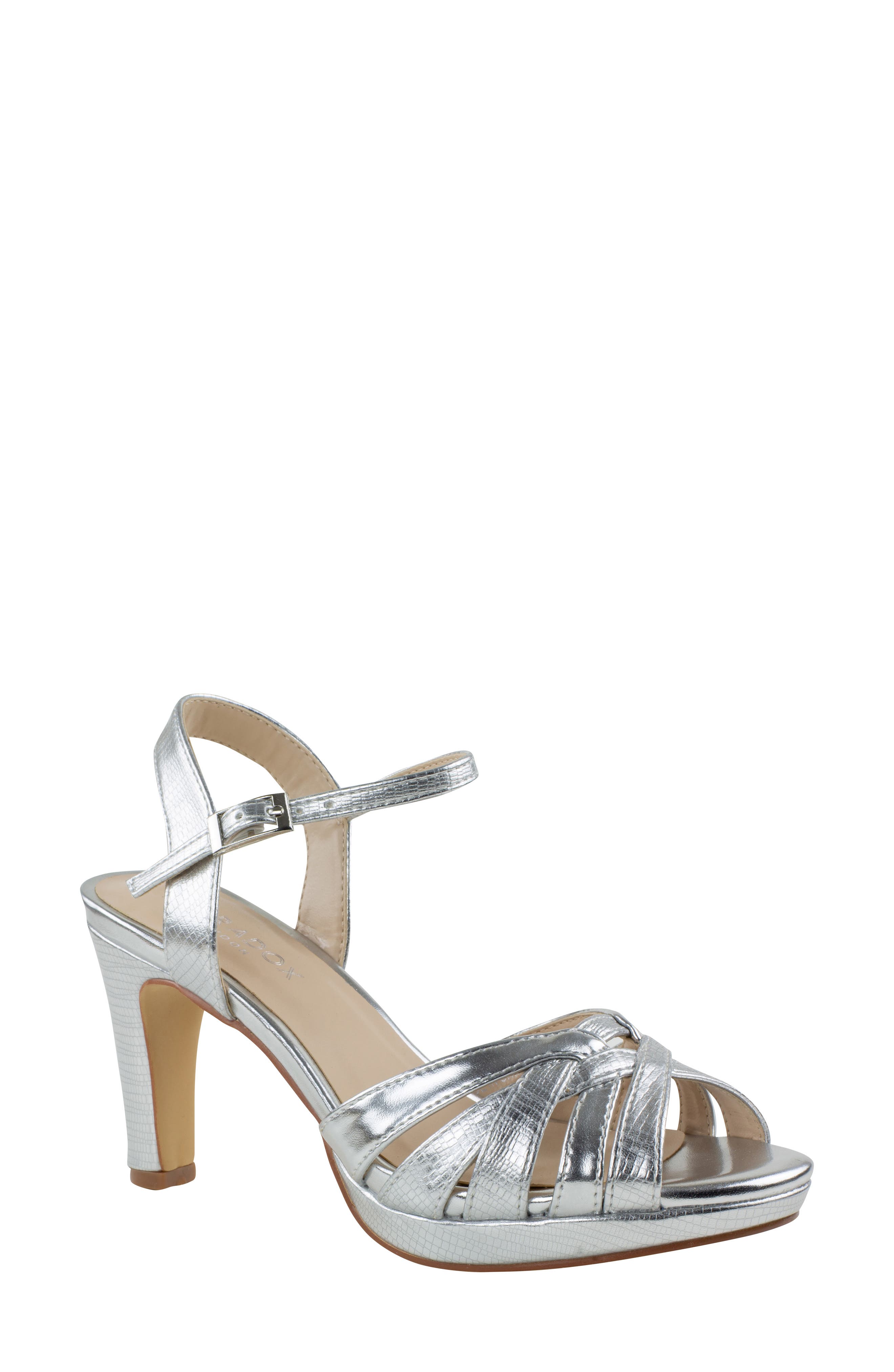 Paradox London Pink Elanor Sandal, Main, color, Silver