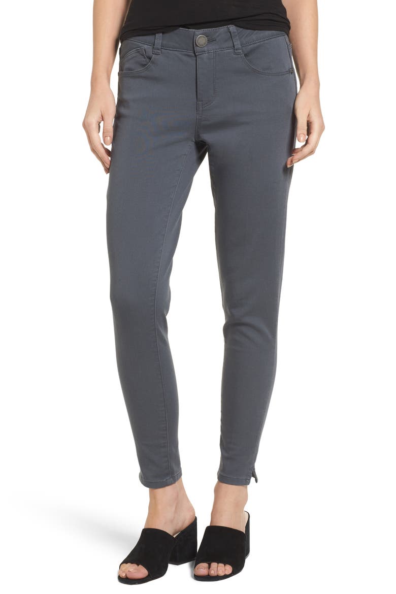 Ab-Solution Stretch Twill Skinny Pants (Nordstrom Exclusive), Main, color, SHADOW
