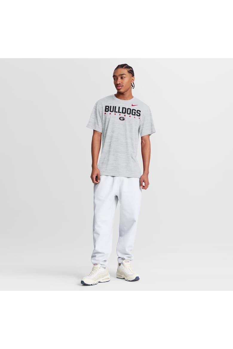 Men's Nike White Georgia Bulldogs Dugout Velocity Dri-FIT T-Shirt, Alternate, color, White