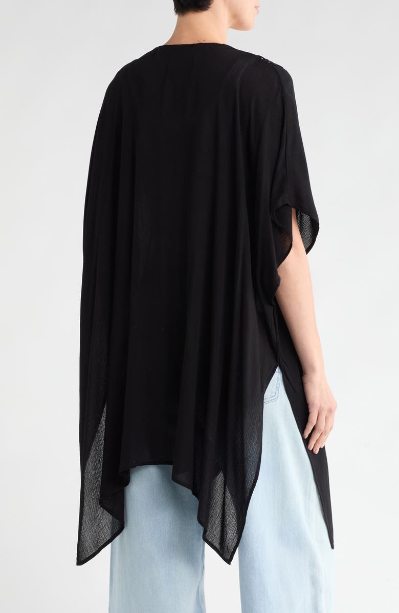 Vince Camuto Lace Inset Topper, Alternate, color, Black