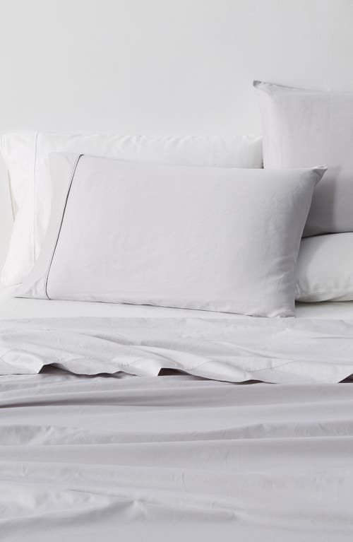 Verlee Cotton Sateen Sheet Set In Fog Grey