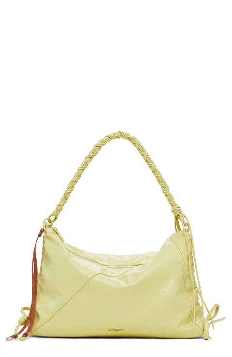 Faux Leather Shoulder Bag