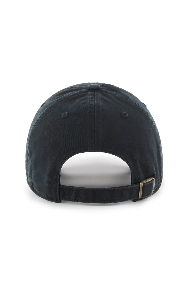Men's '47 Black Indiana Pacers Primary Logo Clean Up Adjustable Hat, Alternate, color, Black