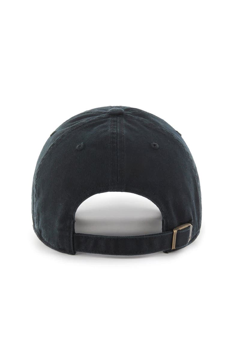 '47 Men's '47 Black Indiana Pacers Primary Logo Clean Up Adjustable Hat, Alternate, color, Black