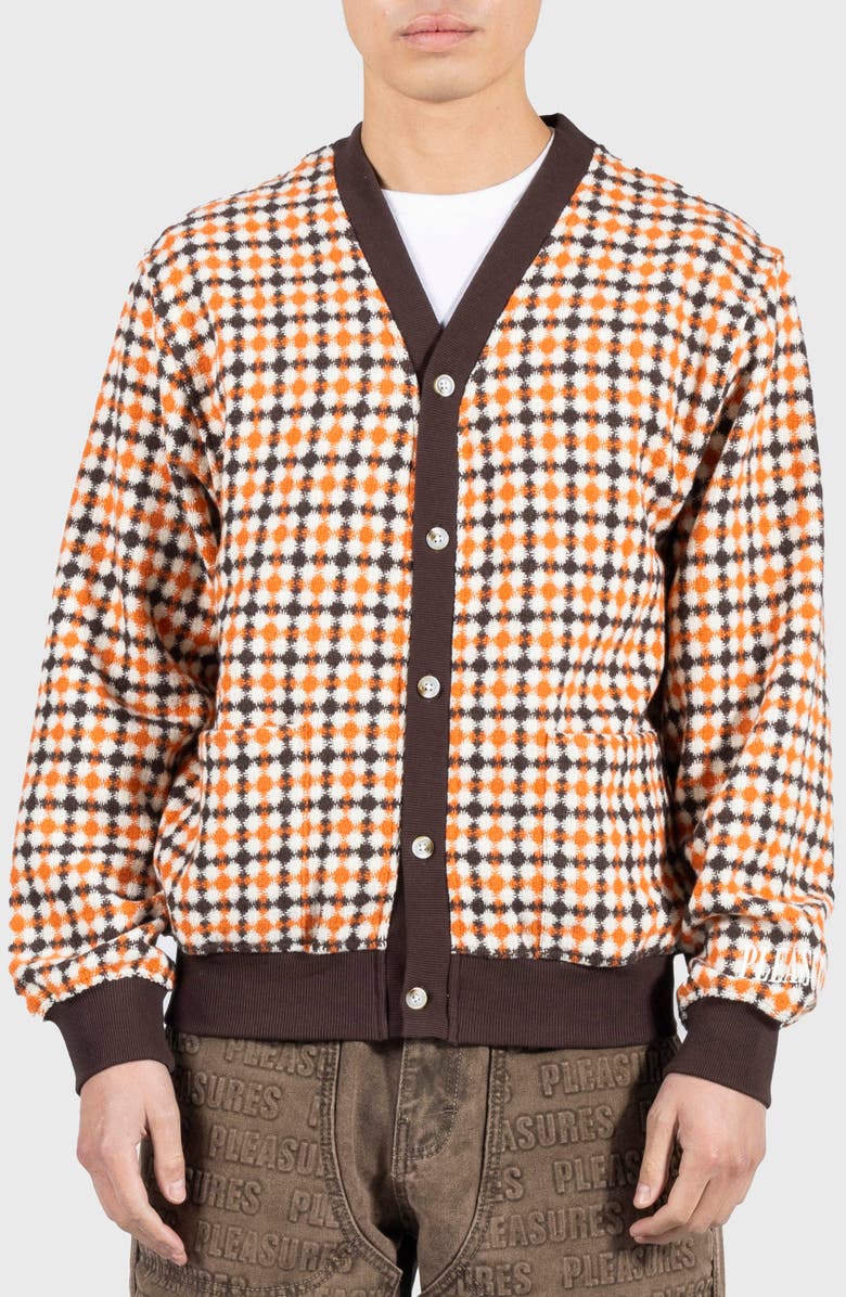 PLEASURES Misquote Cardigan, Main, color, 