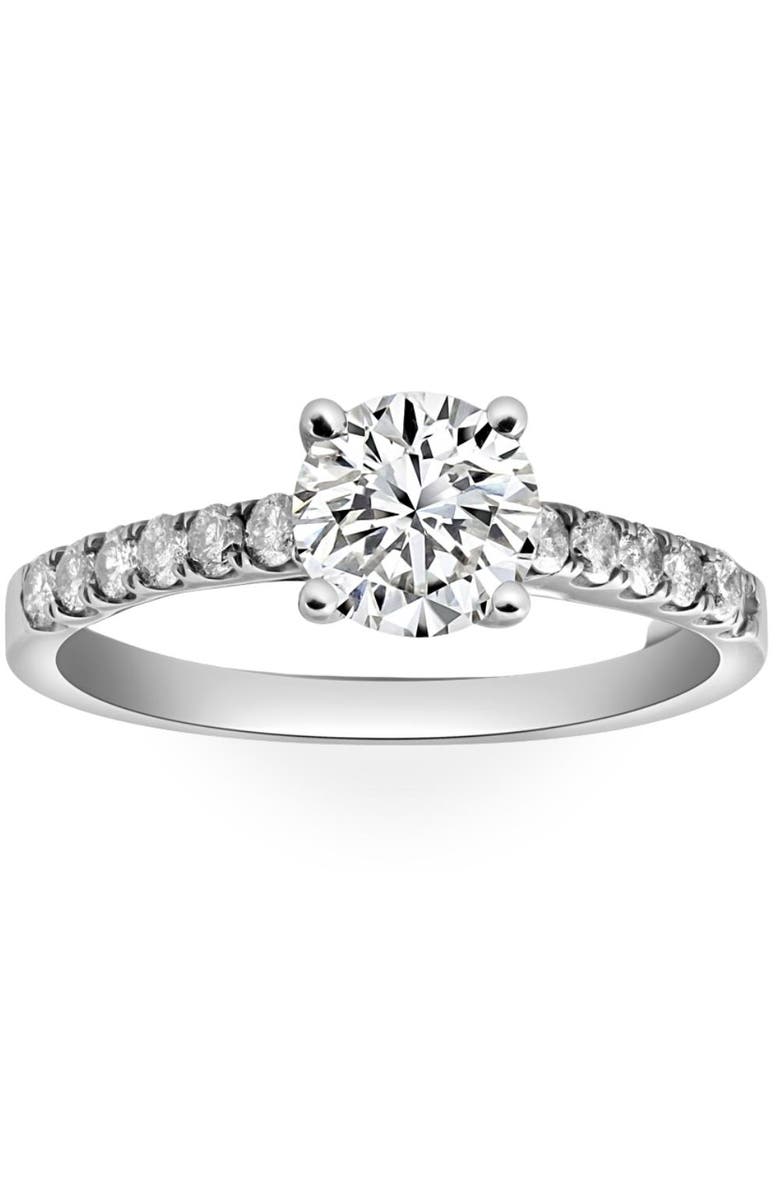 Bliss Diamond 1 3/4Ct Round Cut Lab Grown Diamond Engagement Ring in 10k Gold, Alternate, color, 