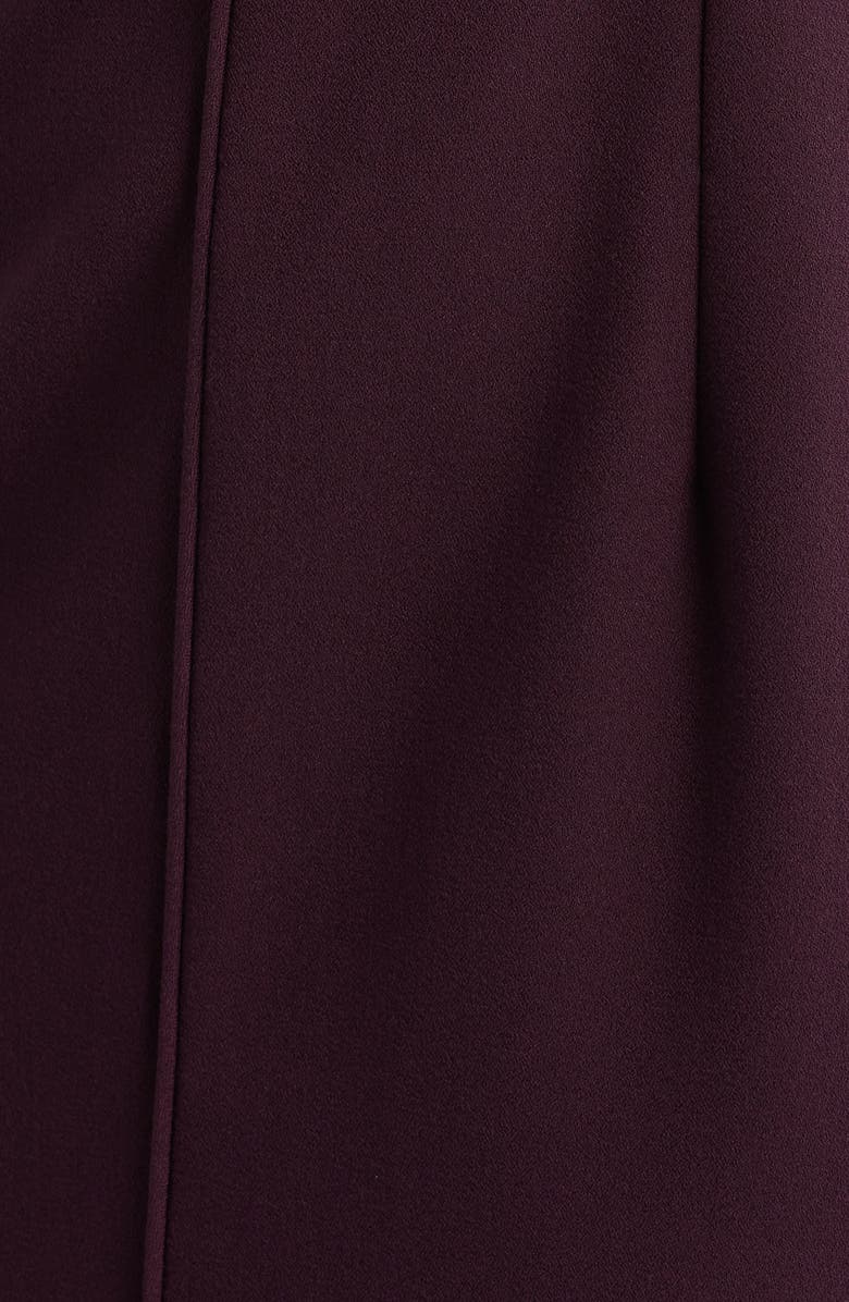 Black Halo Kylah Long Sleeve Midi Dress, Alternate, color, Oxblood