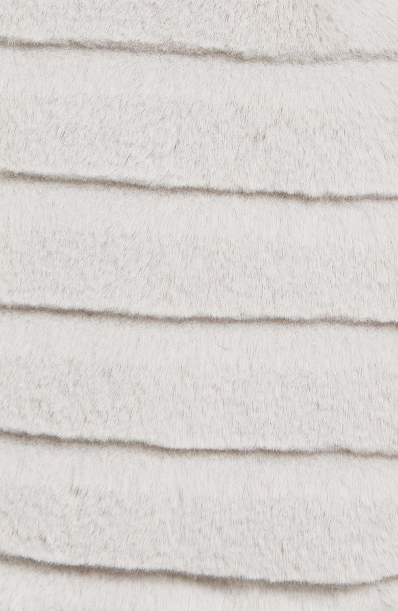 Gallery Hooded Faux Fur Jacket, Alternate, color, Grey