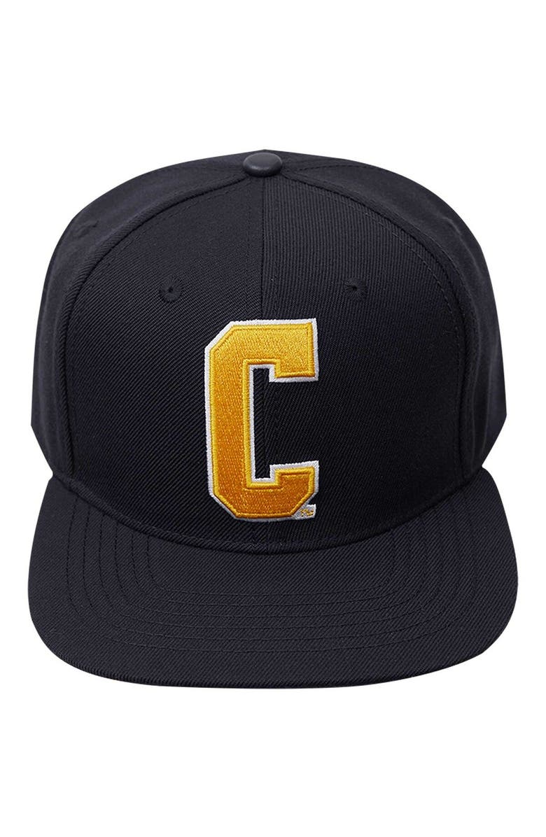 PRO STANDARD Men's Pro Standard Black Coppin State Eagles Arch Over Logo Evergreen Snapback Hat, Alternate, color, Black