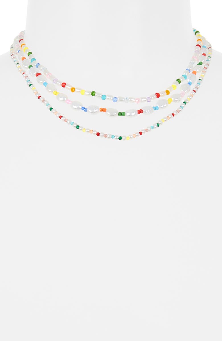 Tasha Set of 3 Faux Pearl Beaded Necklace, Alternate, color, 