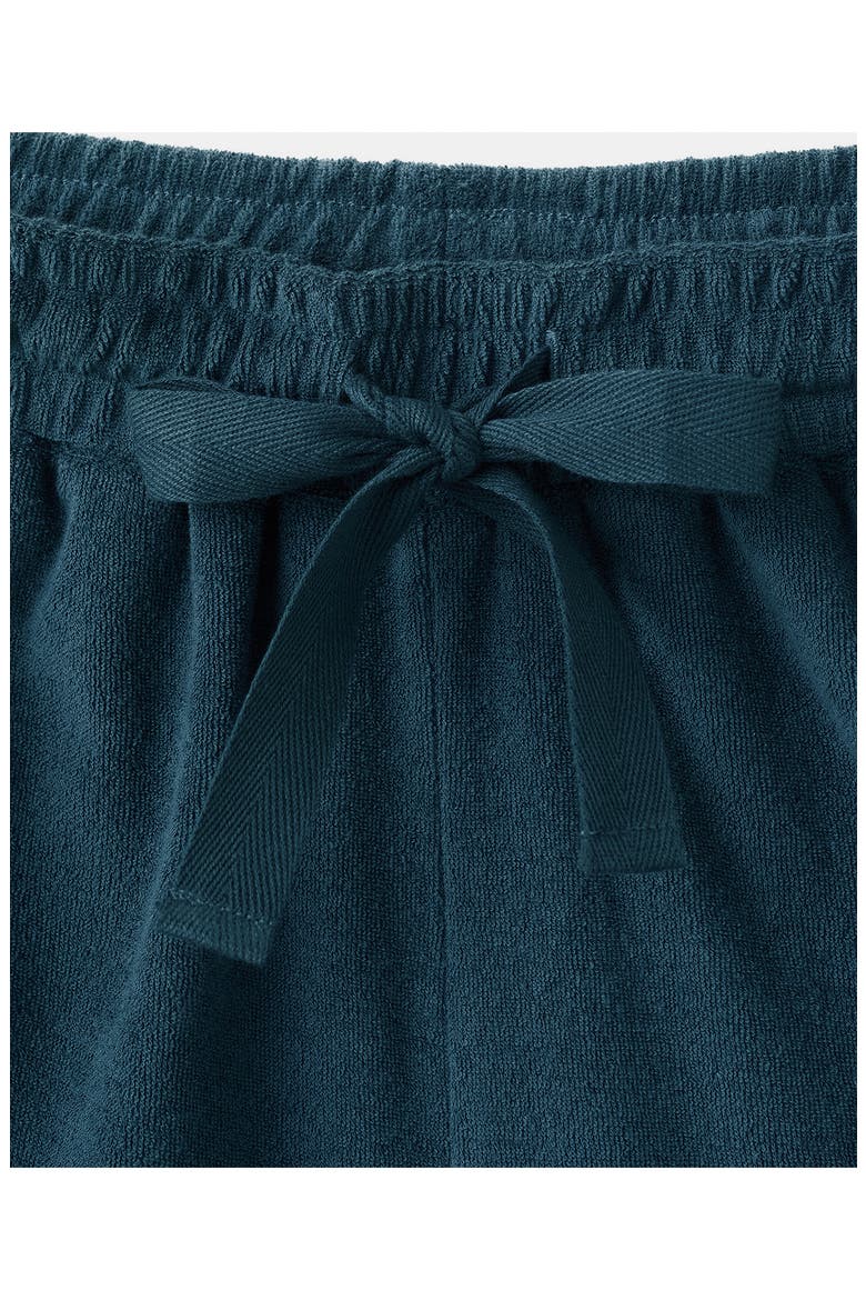 Cotton Blend Terry Shorts, Alternate, color, BLUE