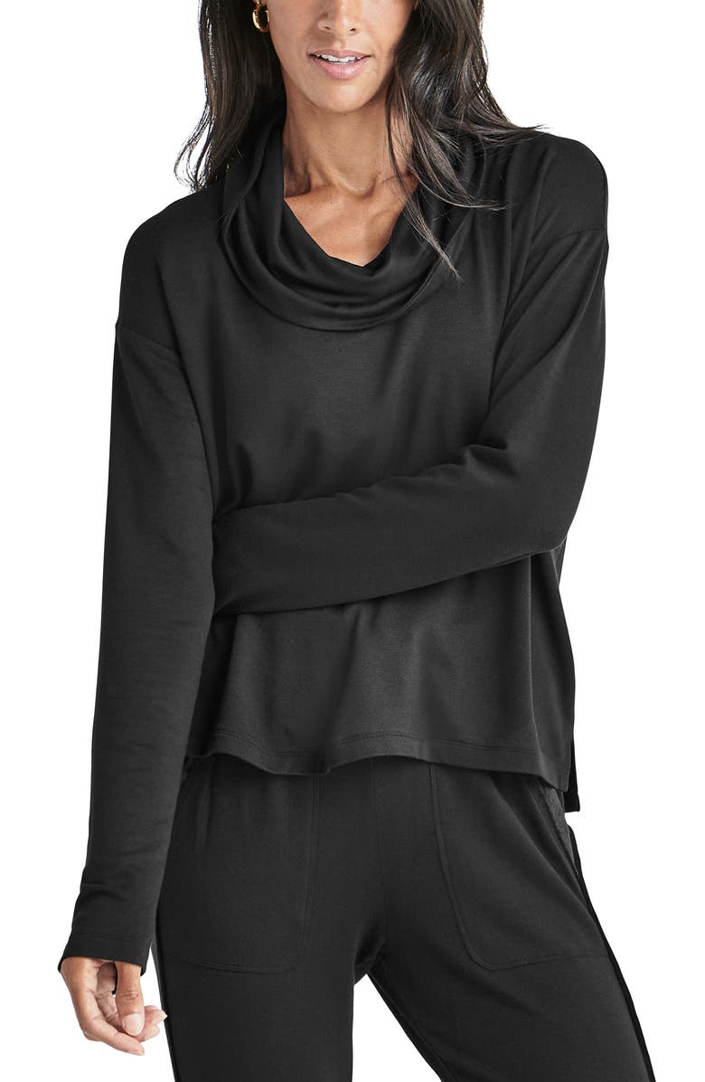 Splendid Supersoft Bliss Cowl Neck Top, Alternate, color,