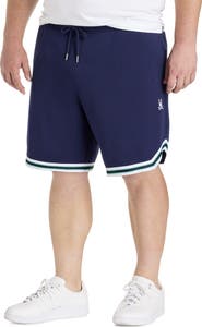 Psycho Bunny Big & Tall Basil Taped Pull-On Shorts