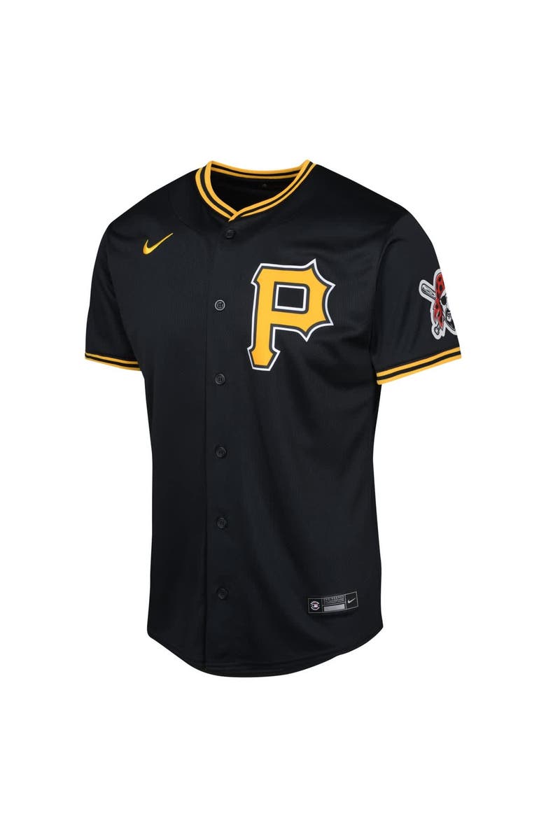 Nike Youth Nike Black Pittsburgh Pirates Alternate Limited Jersey, Alternate, color, Black