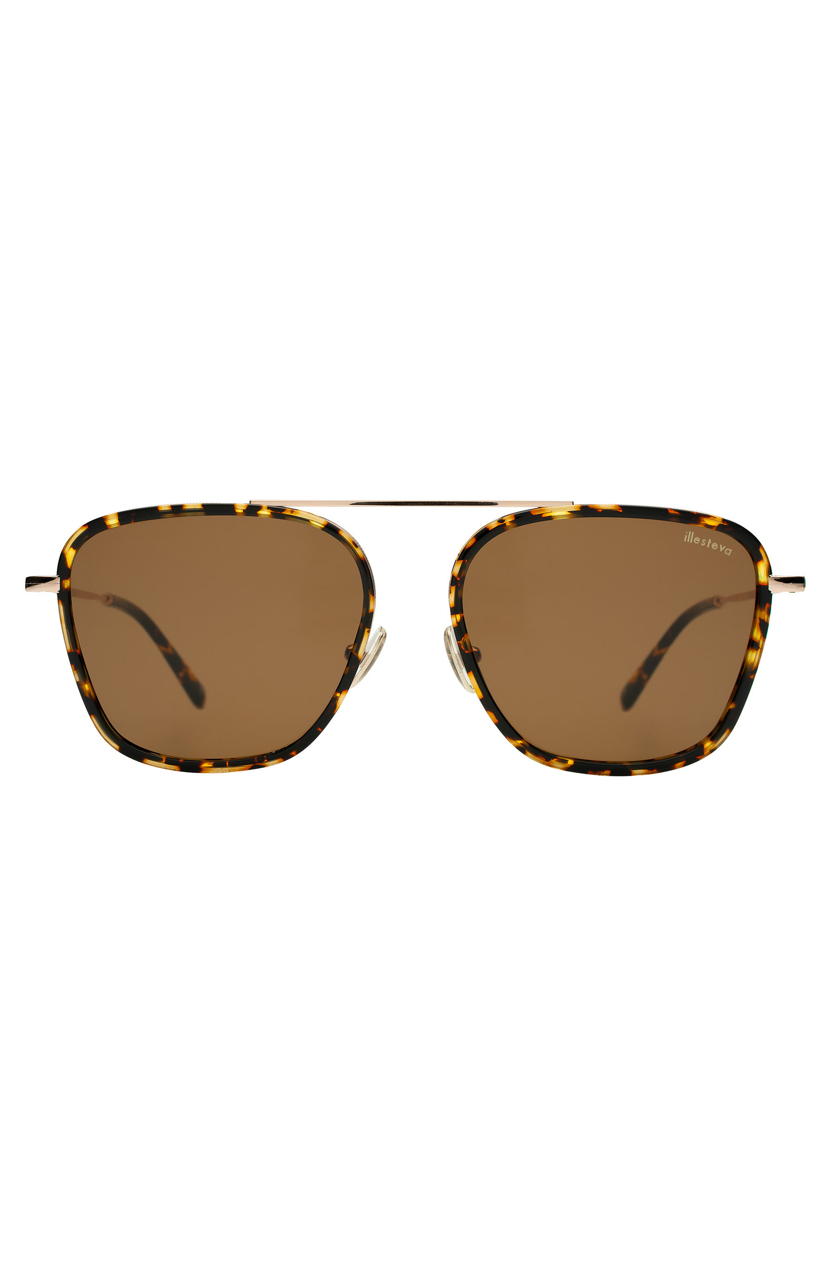 Illesteva Samos Ace Sunglasses In Brown
