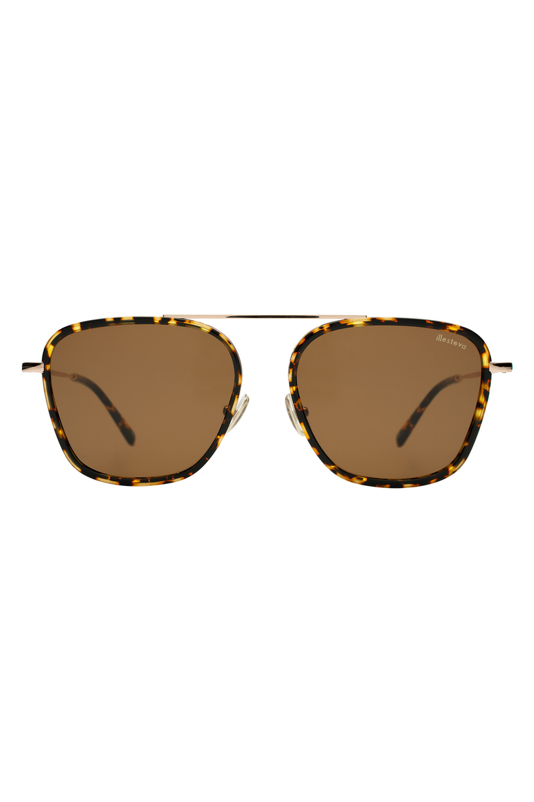 Samos Ace Sunglasses, Main, color, Flame / Rose Gold