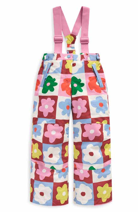Mini Boden Kids' Floral Print Snow Pants