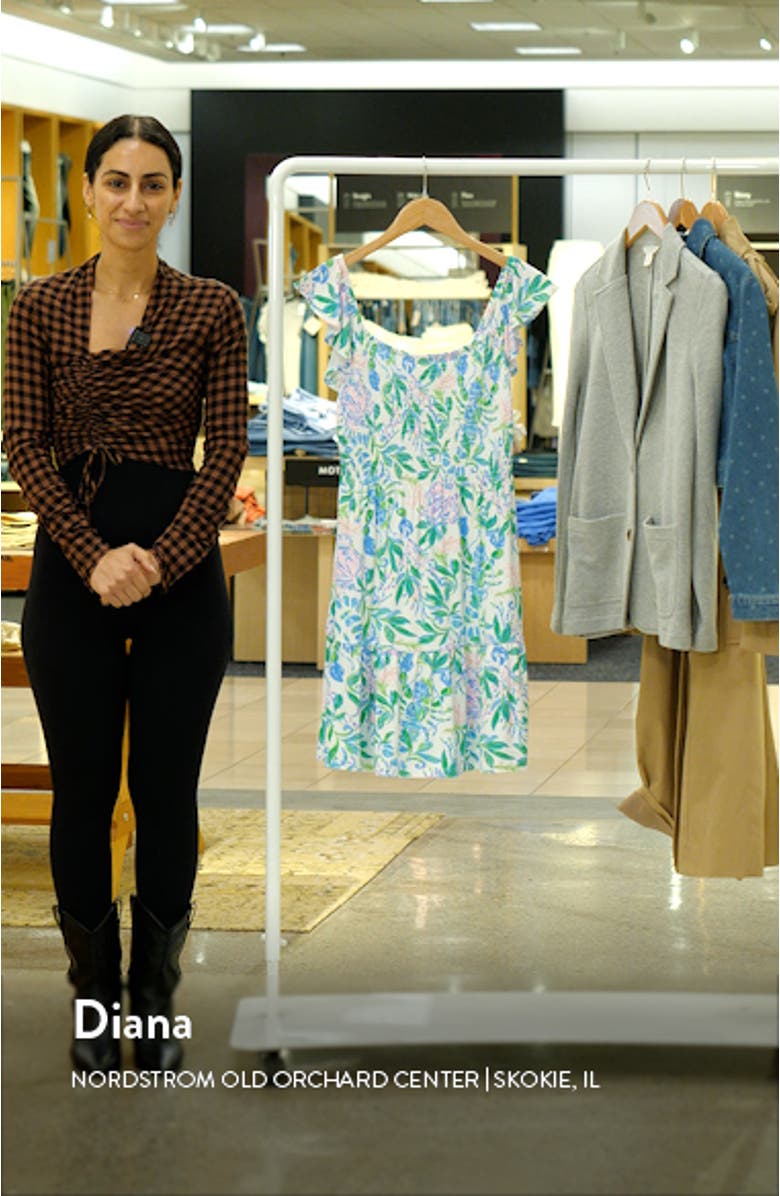 Jilly Floral Mini Sundress, sales video thumbnail