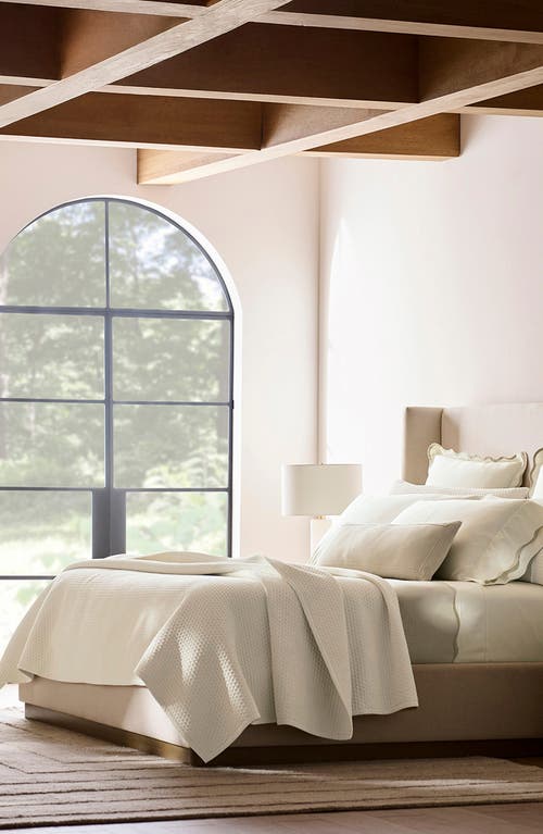 Boll & Branch Signature Curved Edge Organic Cotton Sheet Set In Cream/sand