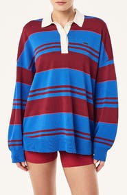 P.E Nation Strata Striped Long Sleeve Top