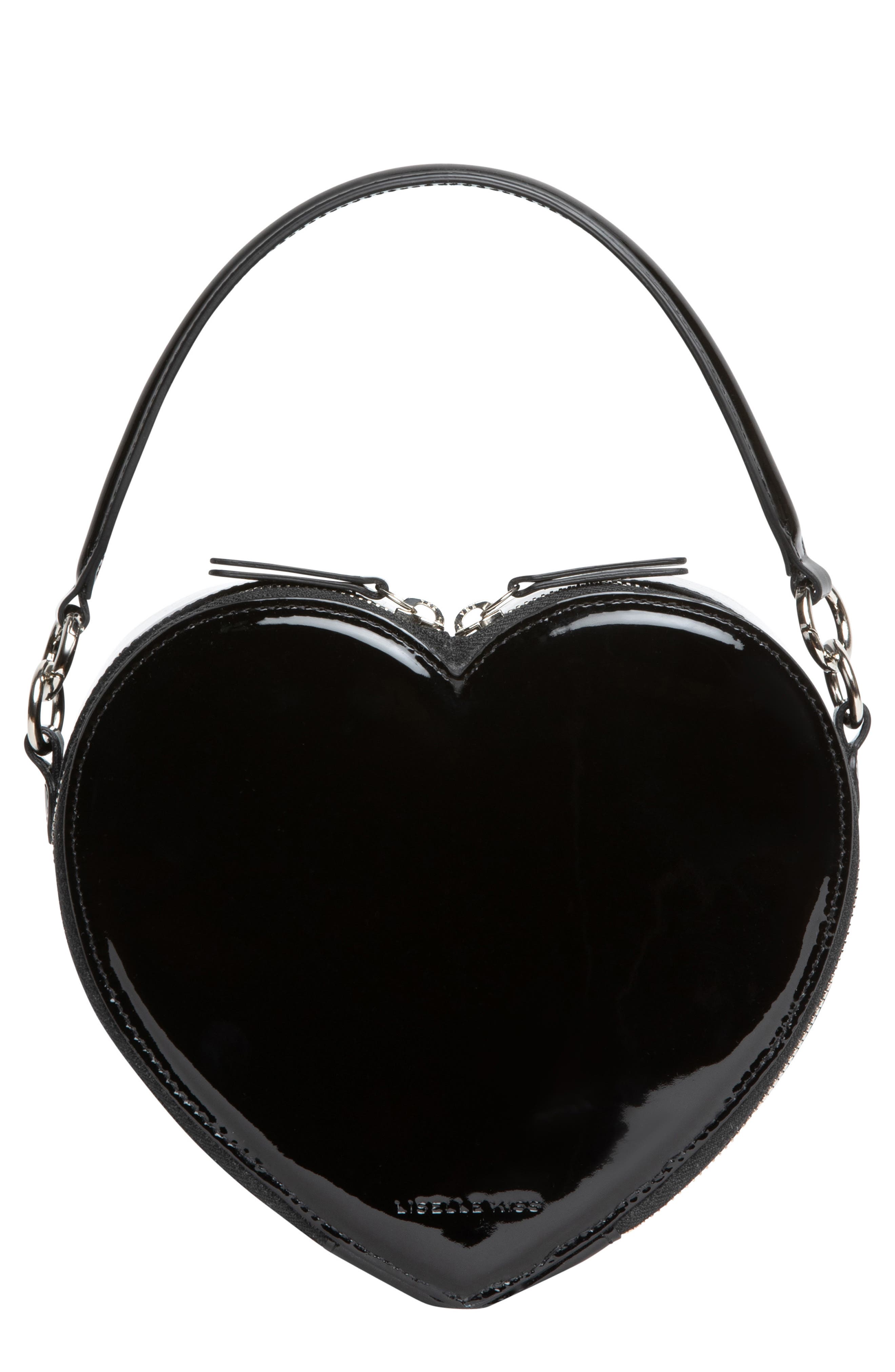 LISELLE KISS Harley Faux Leather Heart Crossbody Bag, Main, color, 