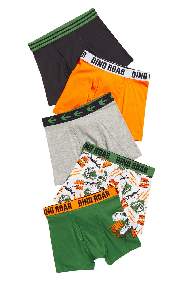 Only Boys Kids' Jeremy Pack of 5 Boxer Briefs, Main, color,