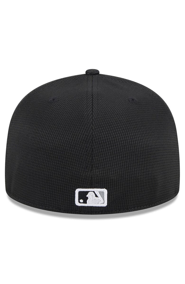New Era Men's New Era Black Chicago White Sox 2024 Batting Practice 59FIFTY Fitted Hat, Alternate, color, Black
