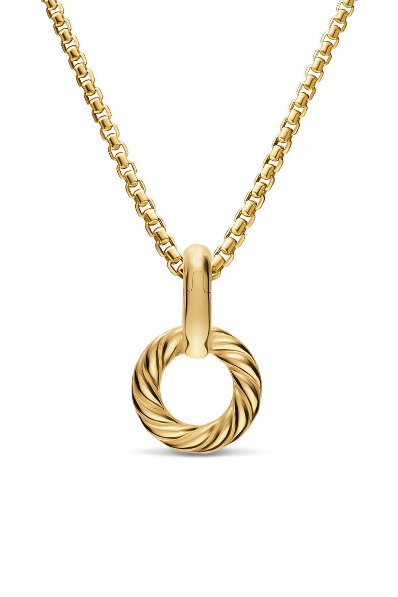 Amulet Holder in 18K Yellow Gold, Alternate, color, GOLD