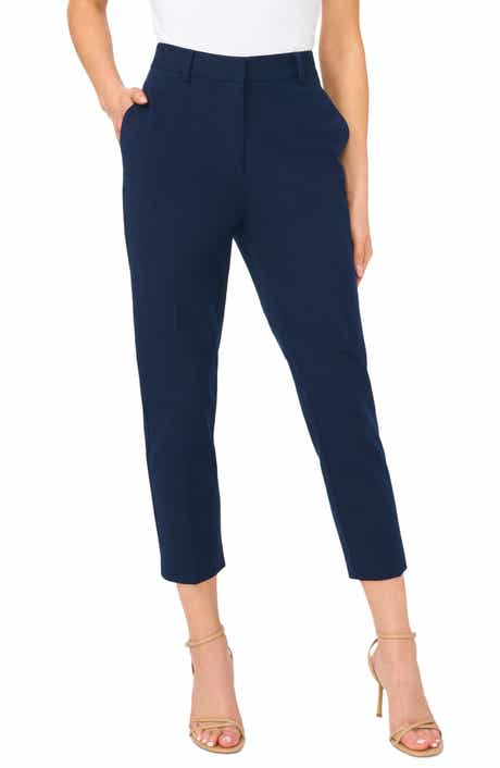 High Waist Crop Tapered Pants