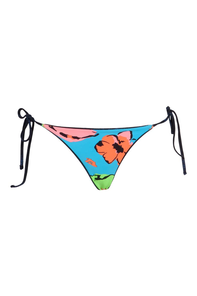 Sunning Side Tie Bikini Bottoms, Alternate, color, BLUE