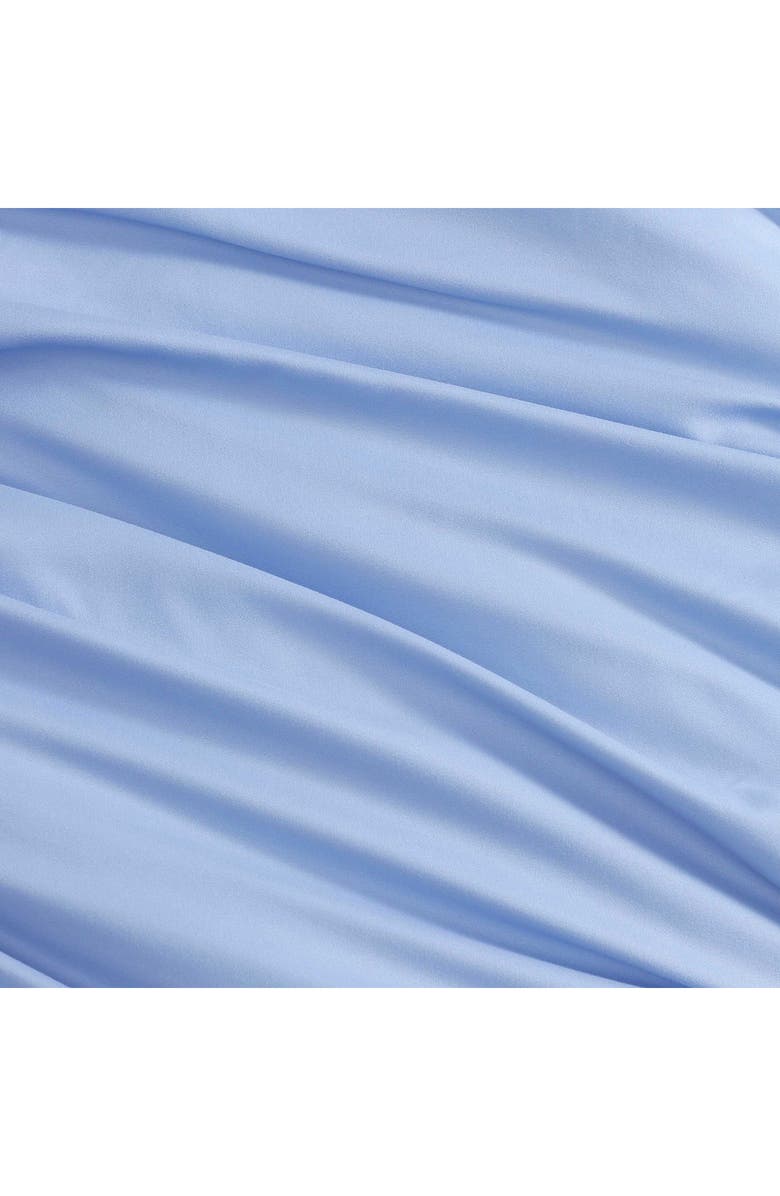 Tommy Hilfiger Core Solid Comforter & Shams Set, Alternate, color, Tidal Blue/ White