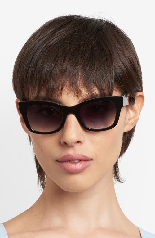 Kate Spade New York Aimee 50mm Cat Eye Sunglasses In Black