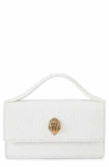 Kurt Geiger London Extra Small Bond Genuine Calf Hair & Leather Top Handle Bag