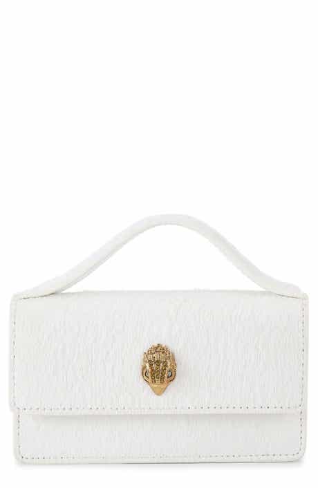 Kurt Geiger London Extra Small Bond Genuine Calf Hair & Leather Top Handle Bag