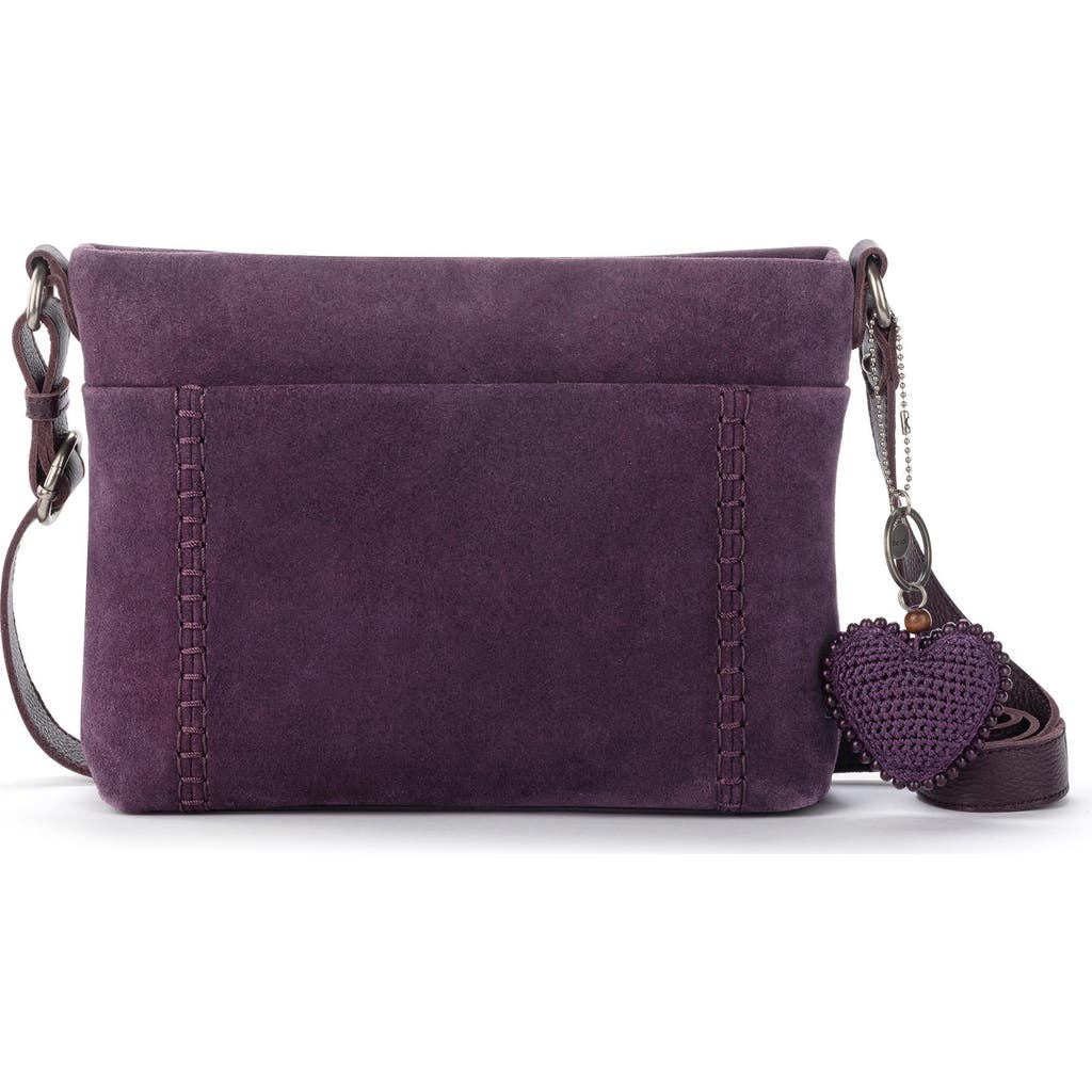 The Sak Melrose Crossbody Leather Bag In Purple