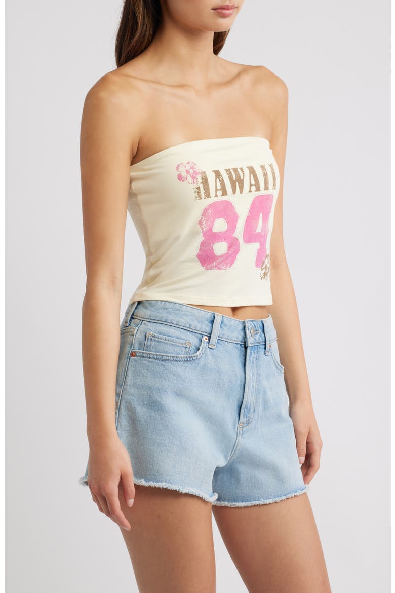 Hawaii 84 Tube Top, Alternate, color, YELLOW