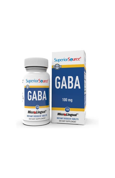 GABA Sublingual Dissolving Tablets Instant Absorb Relaxation Support
