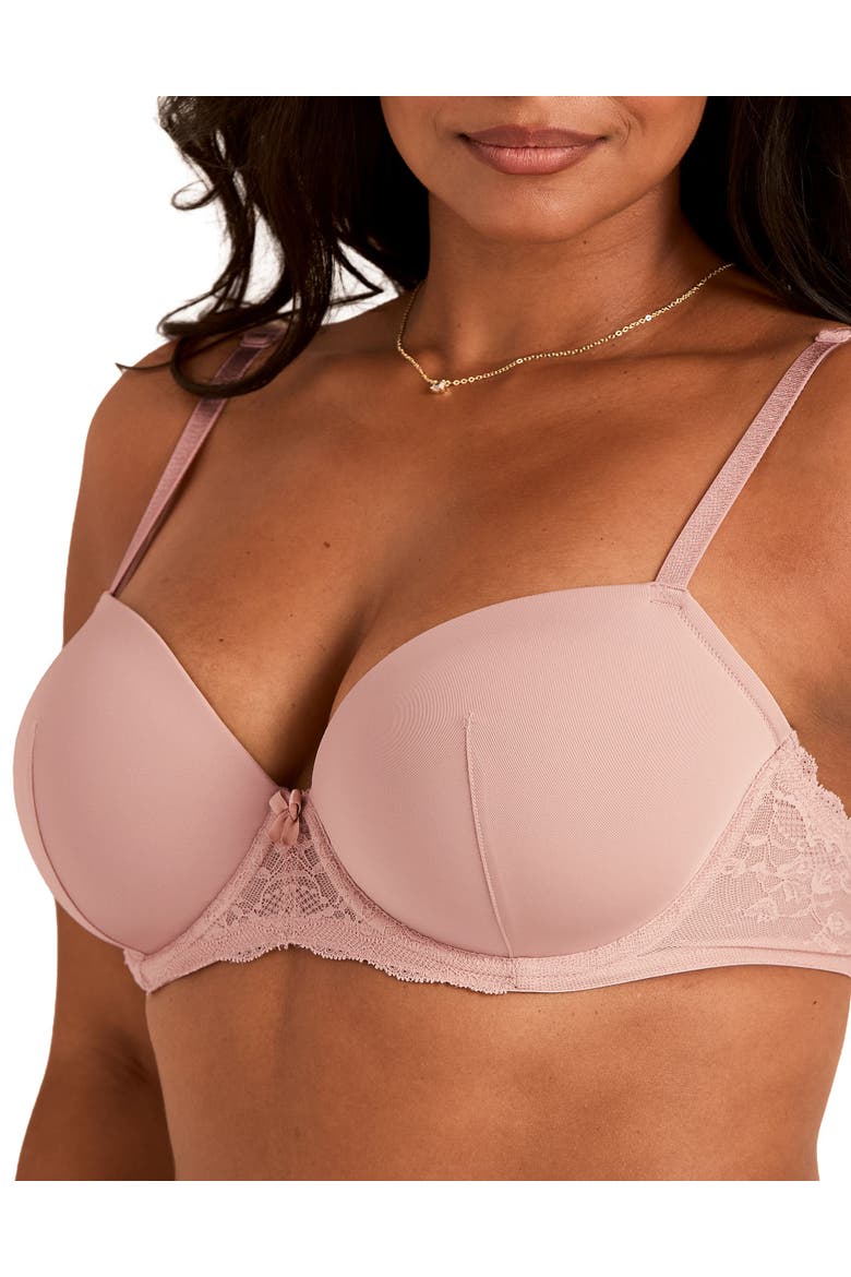Jennakate Contour Demi Bra, Alternate, color, Medium beige