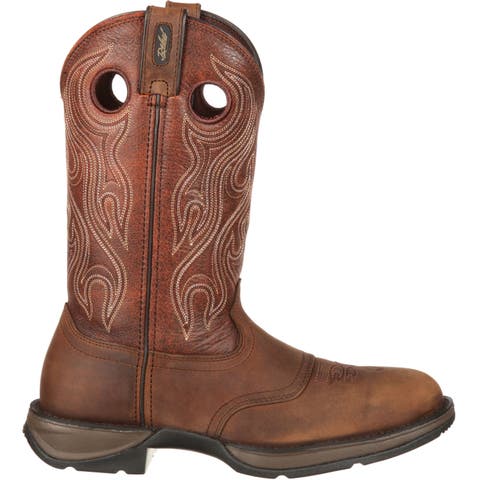 Brown Saddle Western Boot