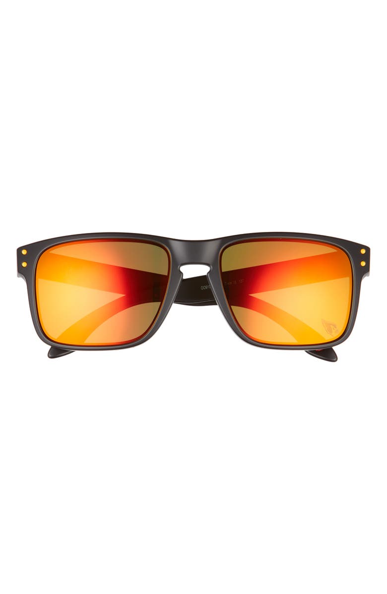 Oakley Holbrook 57mm Sunglasses, Main, color, Black/ Red/ Orange