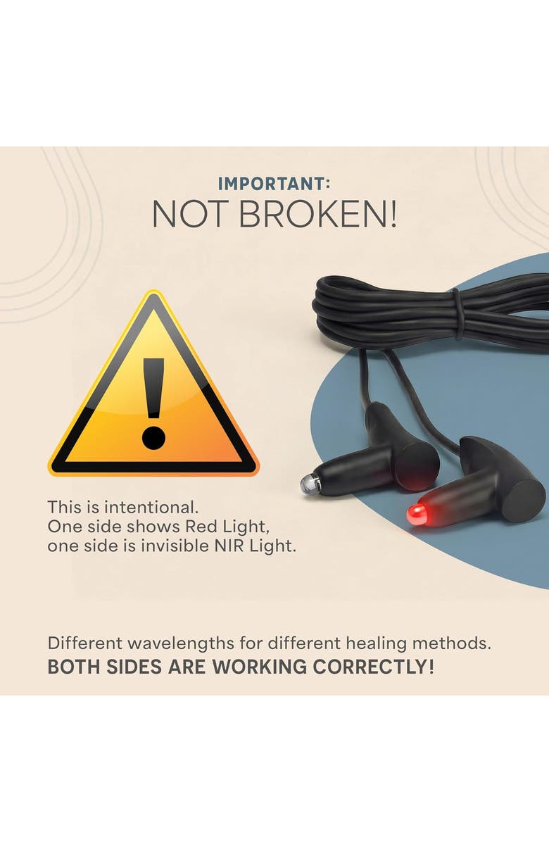 Lifepro Red Light Therapy Device for Nose & Ears Infrared Sinus Relief, Alternate, color, Black