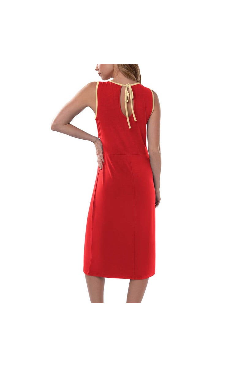 G-III 4HER BY CARL BANKS Women's G-III 4Her by Carl Banks Scarlet San Francisco 49ers Main Field Maxi Dress, Alternate, color, Scarlet