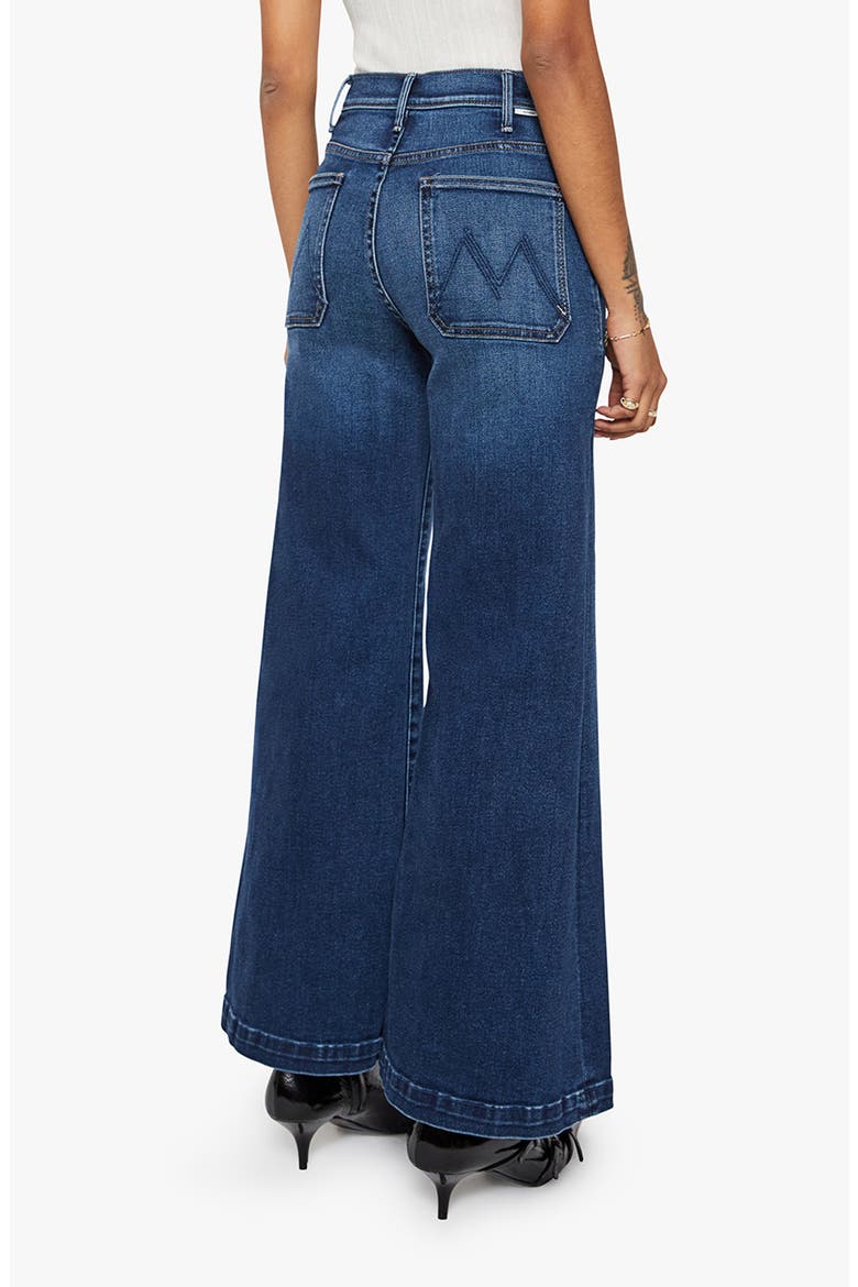 The Li'l Hustler Roller Sneak High Waist Wide Leg Jeans, Alternate, color, TAKING CHANCES